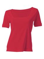 CarrÃ©-shirt in rood van Linea Tesini