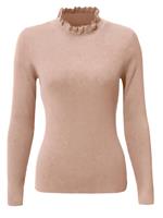 Pullover met opstaande kraag in roze van Linea Tesini