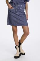 Soaked in Luxury 30405529 slneel denim skirt.