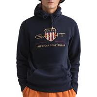 Gant Archive Shield hoodie voor heren, blauw