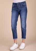 BLUE FIRE 7/8-Jeans Â»GIGI TAPERED MID RISEÂ« mit asymetrischen Knopfverschluss