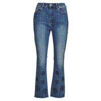 desigual Cropped flared jeans - BLUE
