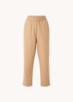 Marc O'Polo High waist straight fit cropped chino in lyocellblend