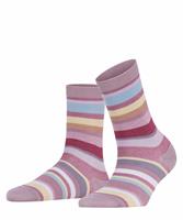 FALKE Steady Stripe Socken, gestreift, für Damen, 8678 LILAC TINT