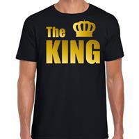 Bellatio The king t-shirt Zwart