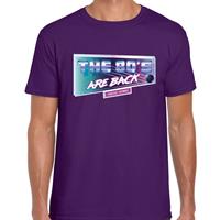 Bellatio Eighties The 80s are back t-shirt Paars