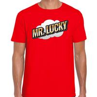Bellatio Fout Mr. Lucky t-shirt in 3D effect Rood
