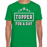 Bellatio Topper for a day concert t-shirt voor de Toppers Groen