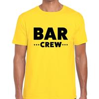 Bellatio Bar crew tekst t-shirt Geel