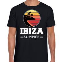 Bellatio Spaans zomer t-shirt / shirt Ibiza summer voor heren - Zwart