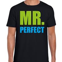 Bellatio Mr. perfect cadeau t-shirt Zwart