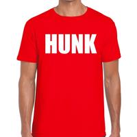 Bellatio Hunk tekst t-shirt Rood