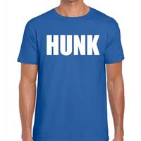 Bellatio Hunk tekst t-shirt Blauw