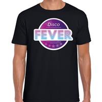 Bellatio Disco fever feest t-shirt zwart voor heren - Zwart