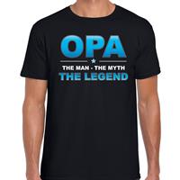 Bellatio Opa the legend cadeau t-shirt Zwart