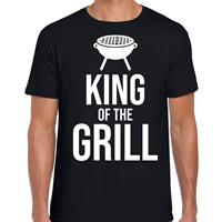Bellatio King of the grill bbq / barbecue t-shirt Zwart