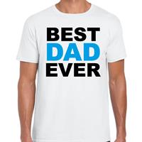 Bellatio Best dad ever - t-shirt Wit