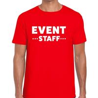 Bellatio Event staff tekst t-shirt Rood