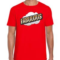 Bellatio Fout Fabulous t-shirt in 3D effect Rood