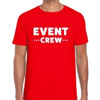 Bellatio Event crew tekst t-shirt Rood