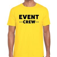Bellatio Event crew tekst t-shirt Geel