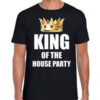 Bellatio King of the house party t-shirt Zwart