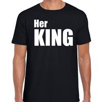 Bellatio Her king t-shirt Zwart