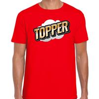 Bellatio Fout Topper t-shirt in 3D effect Rood