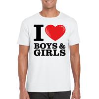 Bellatio I love boys && girls t-shirt Wit