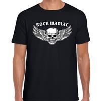 Bellatio Rock Maniac t-shirt Zwart