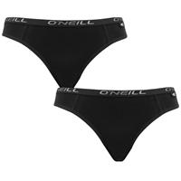 O'Neill Damen Bikini Slips Plain 2er Pack