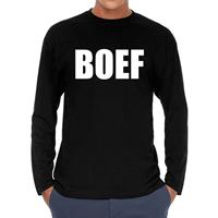 Bellatio BOEF long sleeve t-shirt zwart heren - Zwart