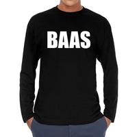 Bellatio BAAS long sleeve t-shirt zwart heren - Zwart