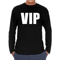 Bellatio VIP long sleeve zwart t-shirt heren - Zwart