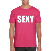 Bellatio Sexy tekst t-shirt Roze
