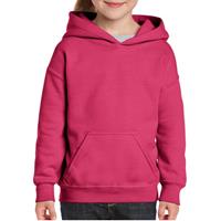 Gildan Roze capuchon sweater voor meisjes
