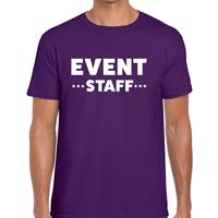 Bellatio Event staff tekst t-shirt Paars