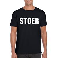 Bellatio Stoer tekst t-shirt Zwart