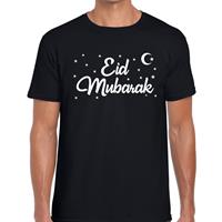 Bellatio Suikerfeest Eid Mubarak t-shirt Zwart