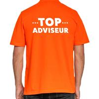 Bellatio Top adviseur beurs/evenementen polo shirt Oranje