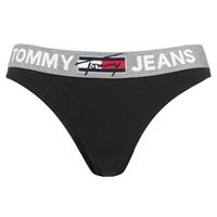 TOMMY-JEANS, UnterwÃsche Bikini Slip Logo Big W in schwarz, WÃsche fÃ¼r Damen