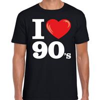 Bellatio I love 90s t-shirt Zwart