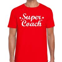 Bellatio Super Coach cadeau t-shirt Rood