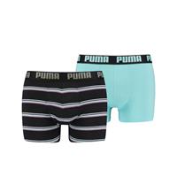 2er Pack PUMA Gradient Stripe Boxershorts Herren green