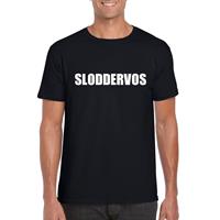 Bellatio Sloddervos tekst t-shirt Zwart