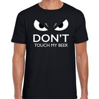Bellatio Dont touch my beer / bier t-shirt Zwart