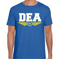 Bellatio DEA agent verkleed t-shirt Blauw