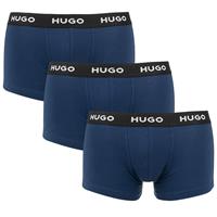 Hugo Boss 3P trunks basic logo Blauw