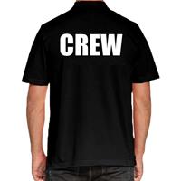 Bellatio Crew grote maten poloshirt Zwart