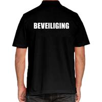 Bellatio Beveiliging grote maten poloshirt Zwart